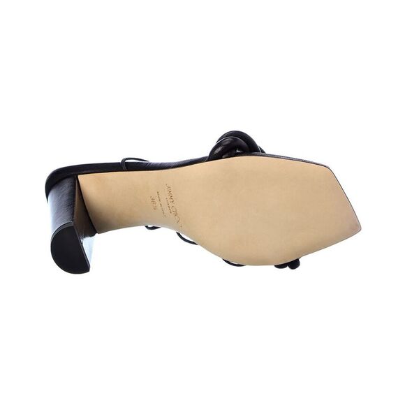 Jimmy Choo Diosa 85 Leather Sandal - Picture 4 of 5